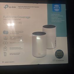 TP-Link Deco W7200 AX3600 Tri-Band WiFi 6 Mesh System 2-Pack 5500 Sq Ft
