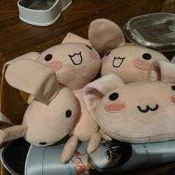 Jun Doko Demo Issyo Pink Bunny Rare Plushies 