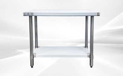 36W x 18D x 34H All Stainless Steel Table NSF WTSS-1836-418