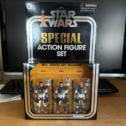 Star Wars Vintage Collection 501st Legion Arc Trooper Set SDCC