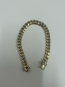 Miami Cuban Link Bracelet 14k Solid Gold