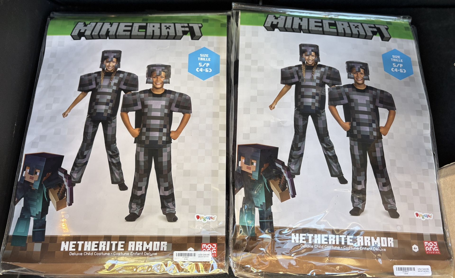 Kids Minecraft Netherite Costume