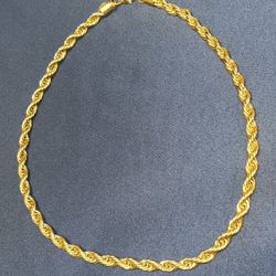 $70 Rope Chain 18k Gold Plated