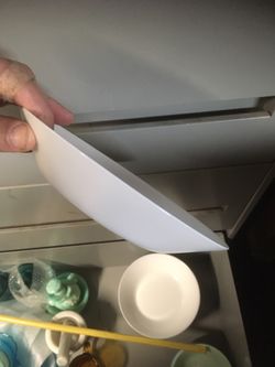 corelle or ikea oftast white plate or bowl