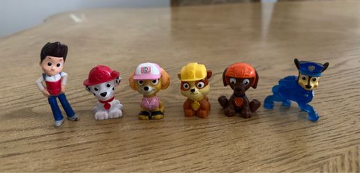 PAW Patrol Mini Figure Set of 6 or cake toppers