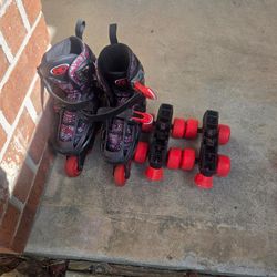 Roller Derby Switch 2-in-1 Adjustable Inline Skates