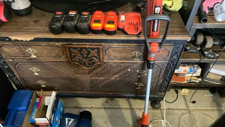 Black and decker weed whacker set