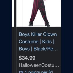 Costome Clown Child