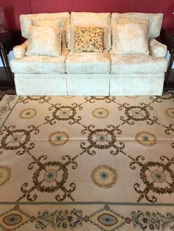 NEW Custom Aubusson Flat  Weave Rug