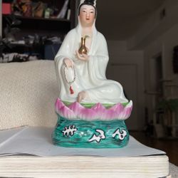 1:1 Authentic Porcelain Guanyin/Godess Of Mercy Statue