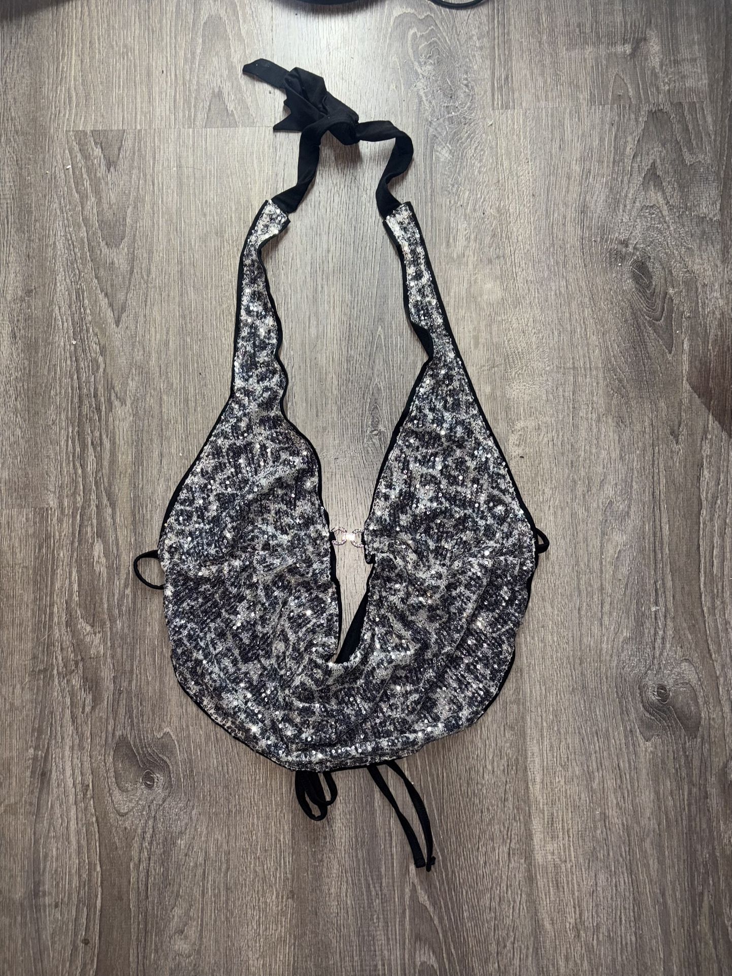 Y2K Leopard Halter Top