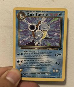 Pokemon Card - Dark Blastoise