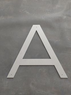 Stainless Steel Letter - A