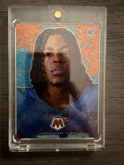 Jahmyr Gibbs Micro Mosaic Rookie Detroit Lions football card