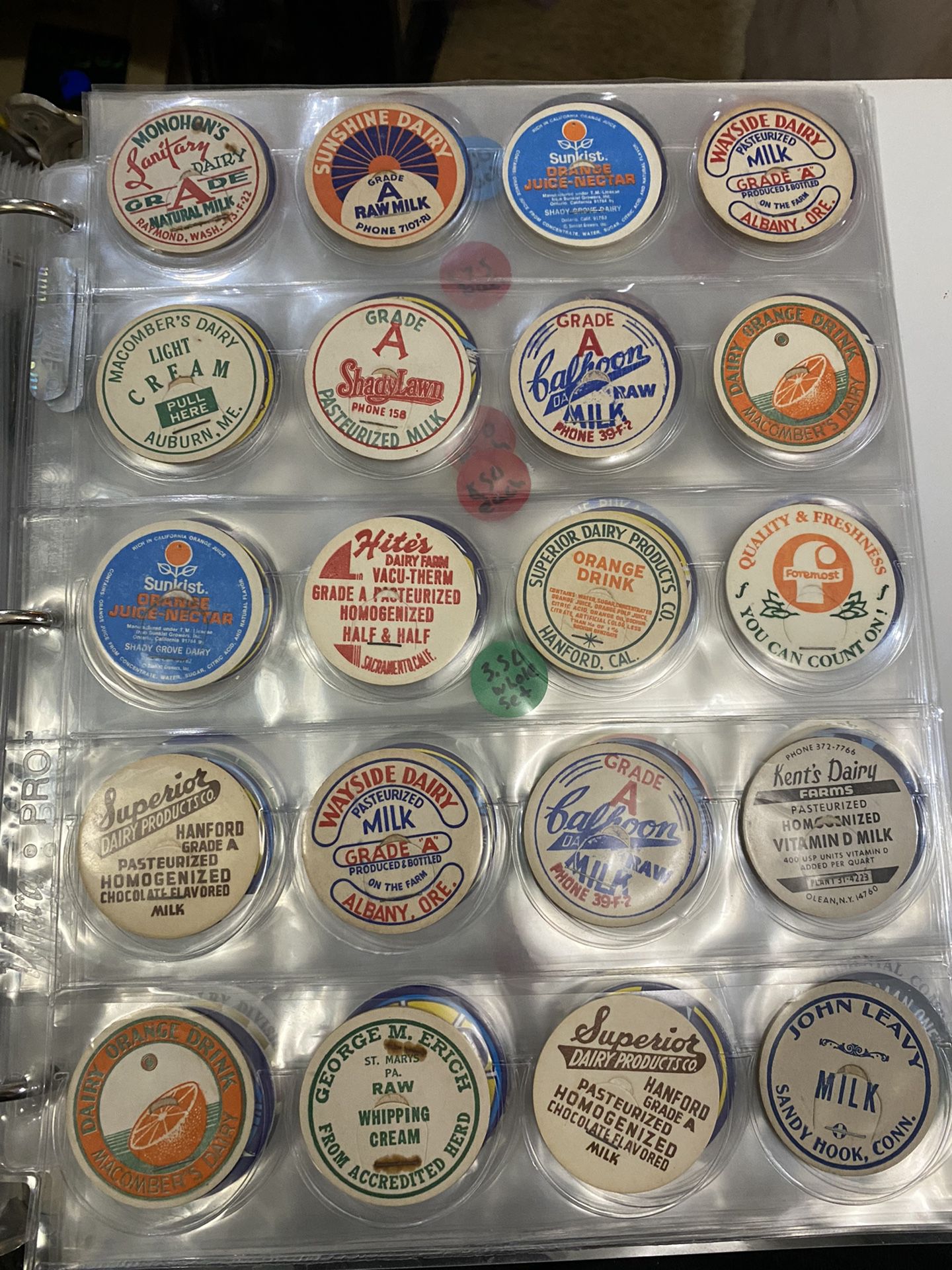 Vintage POGs, Milk caps 