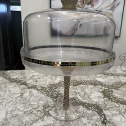 Glass Cake Stand 