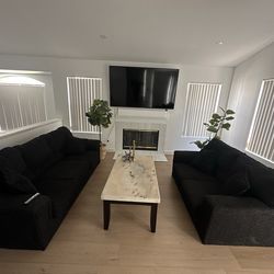 Living room set and marble coffee table