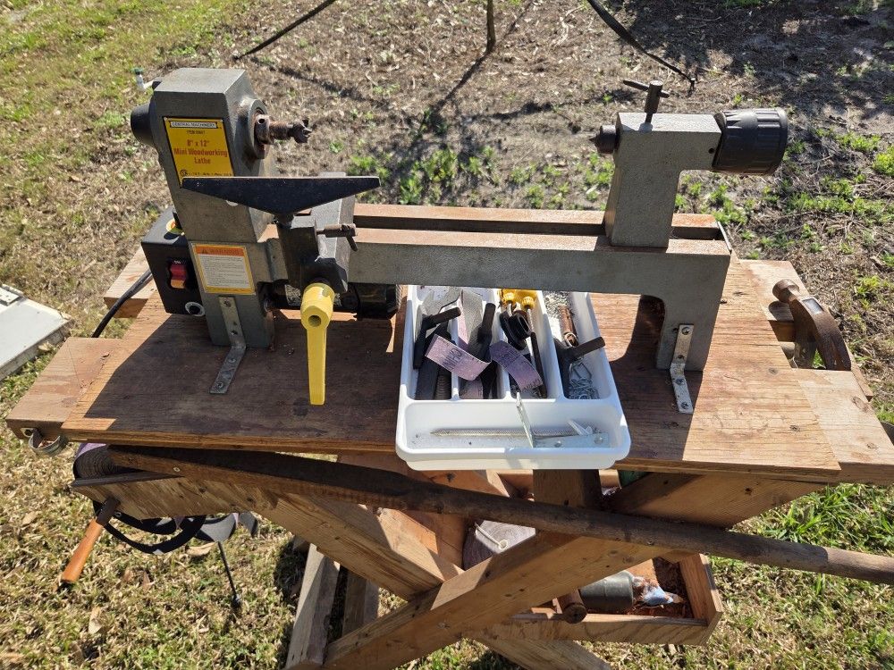 Mini Woodworking Lathe 8"×12"
