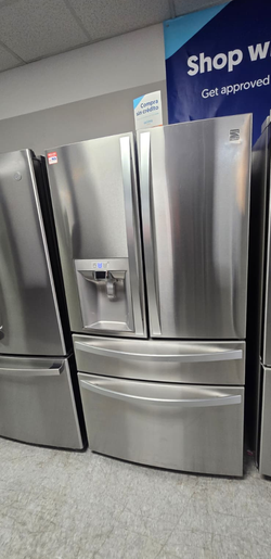 Kenmore Elite French Door 4‑Door Fridge – Stainless, Water & Ice