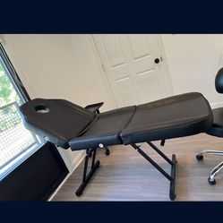 Adjustable Massage Table & Rolling tray