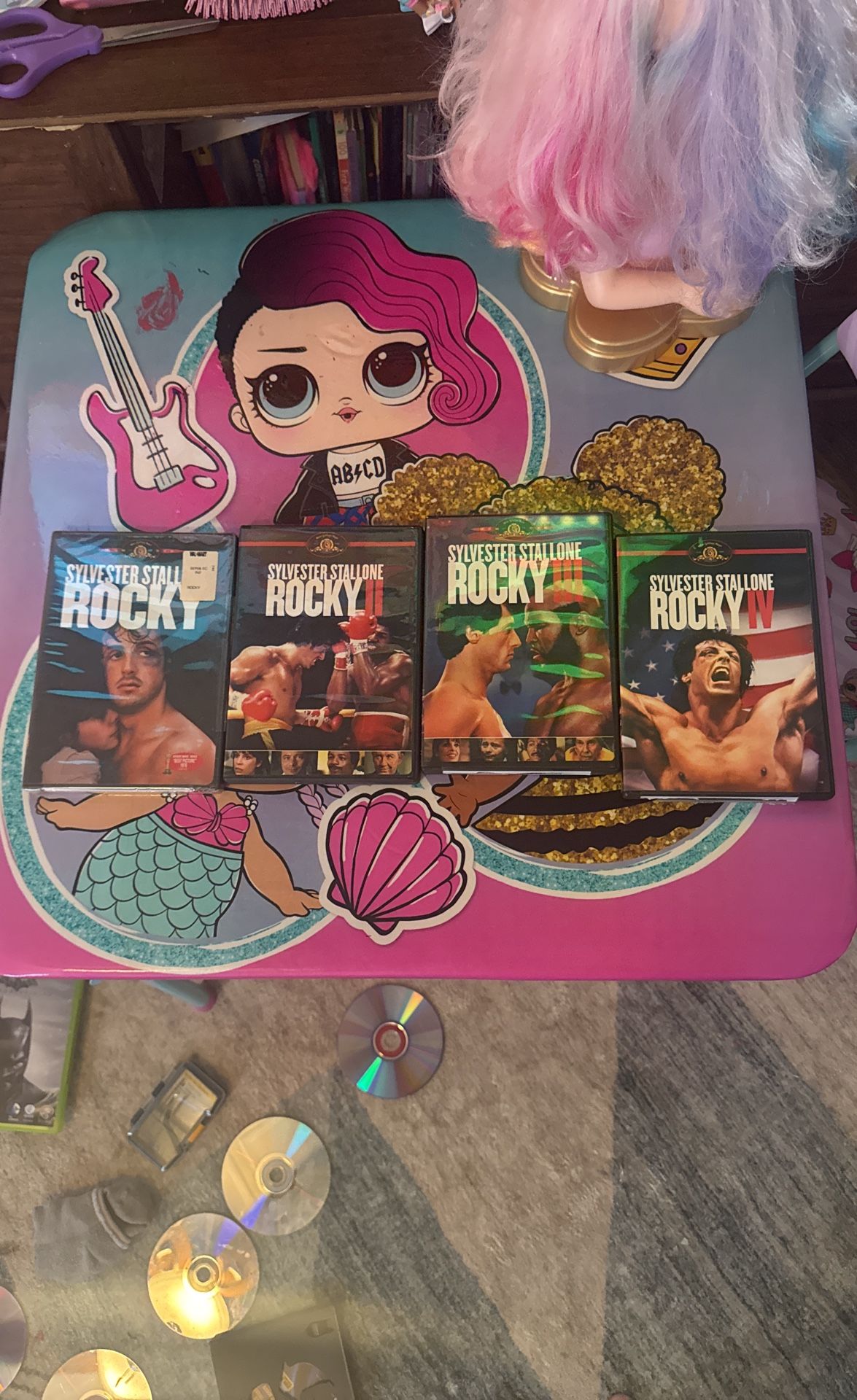 Rocky DVDs 
