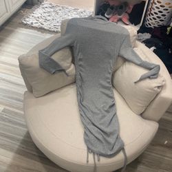 Grey Dress Fashion Nice Size Medium 