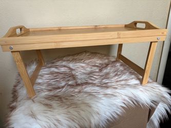 Bamboo Folding Bed Tray Table