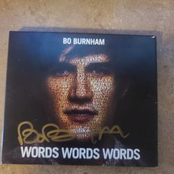 Bo Burnham Words Words Words Autographed CD