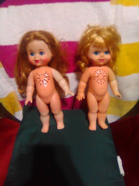 1967 Mattel Pull String Dolls