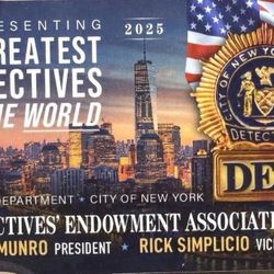 New 2025 NYC DEA-PBA Card