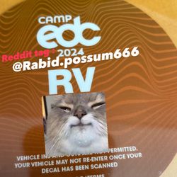 EDC RV TICKET