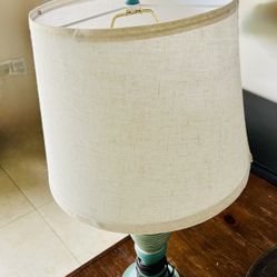 Table Turquoise Lamp