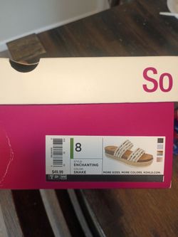 Women's sandals size 8