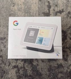 Google Nest Hub 2nd Gen - Smart Home Speaker and 7" Display with Google Assistant - Charcoal