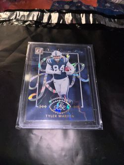 Donruss colts Tyler Warren rookie refractor