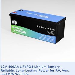 12v 400ah Lithium Clouds Power