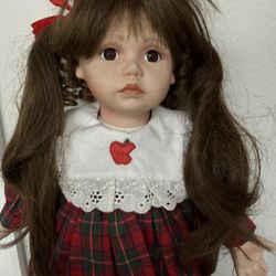 Apple dumpling original design from portraits of perfection collection by Anne Timmerman from Georgetown collection, porcelain doll