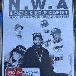 For sale wall plaque featuring rap group N.W.A.