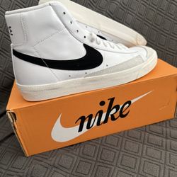 Nike blazer Black White Shoes 