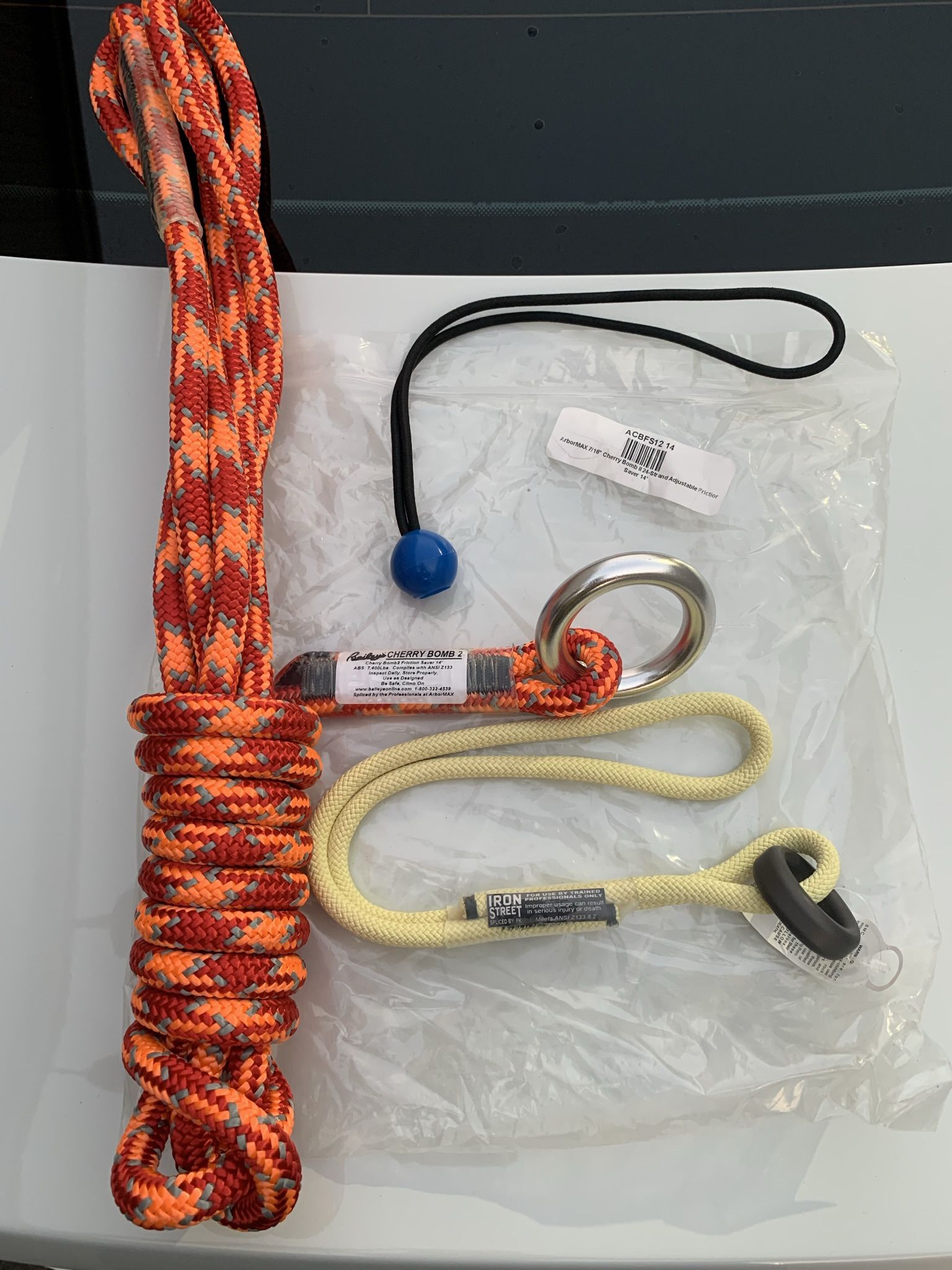 Adjustable Friction Savor 12’ W/prusik And Retrieval Ball