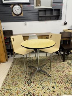 3 Piece Table And Chairs