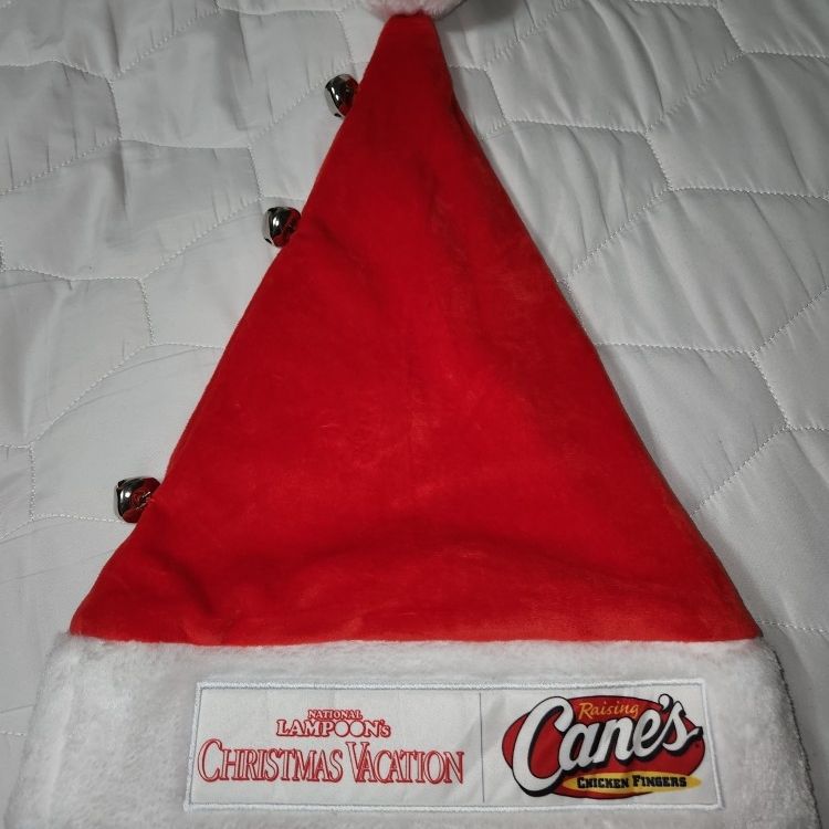 Raising canes National lampoons xmas vacation santa hat for 