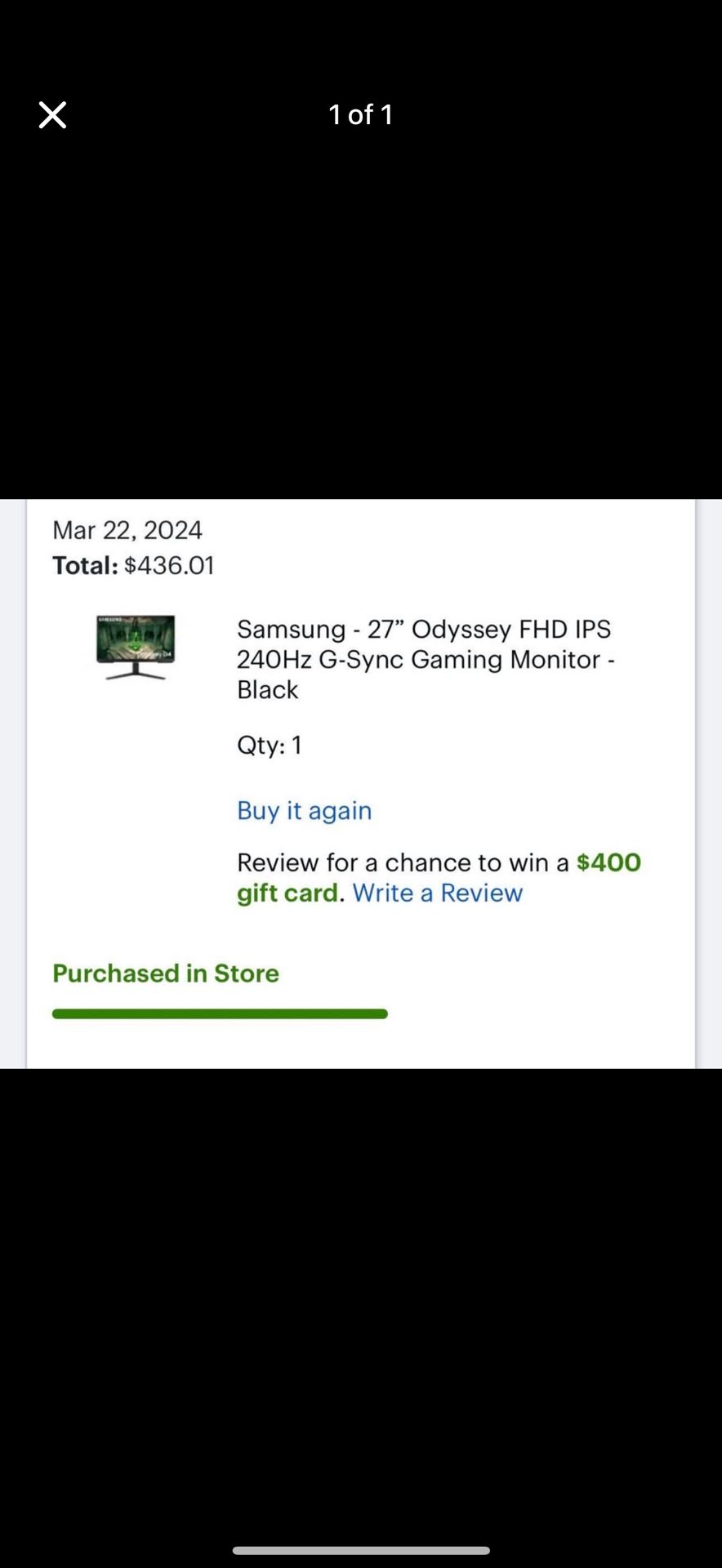 Gaming Monitor
