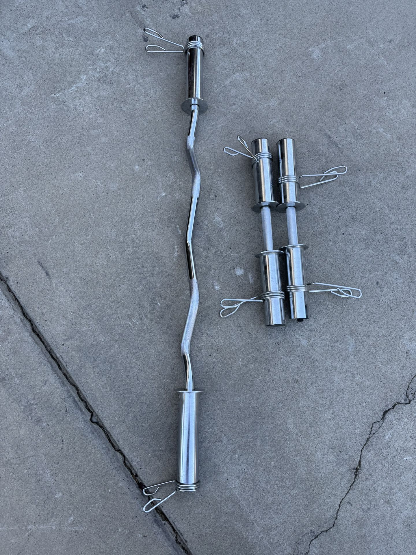 Curl Bar And Dumbbell Bars
