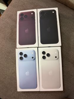 4 Tmobile iphone 18 Pro Max 256 Sealed in Box