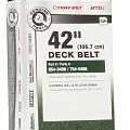 MTD 490-501-M053 Deck Drive Belt, 42 in L, 1/2 in W, 42 in Deck