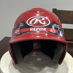 RAWLINGS VAPOR COOLFLO Baseball Batting Helmet Size: 6.5 to 7.5 / Color: Red