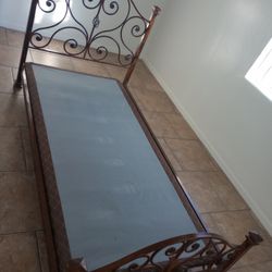 Heavy Duty Wrought Iron Twin Bed Frame