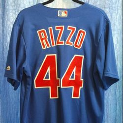 Chicago Cubs Size M Majestic "COOL BASE" #44 ANTHONY RIZZO Jersey (UNWORN)😇 MINT CONDITION!👀🤯