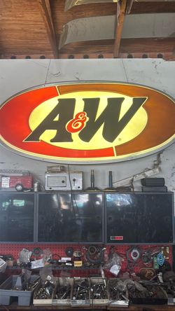 A&W original sign